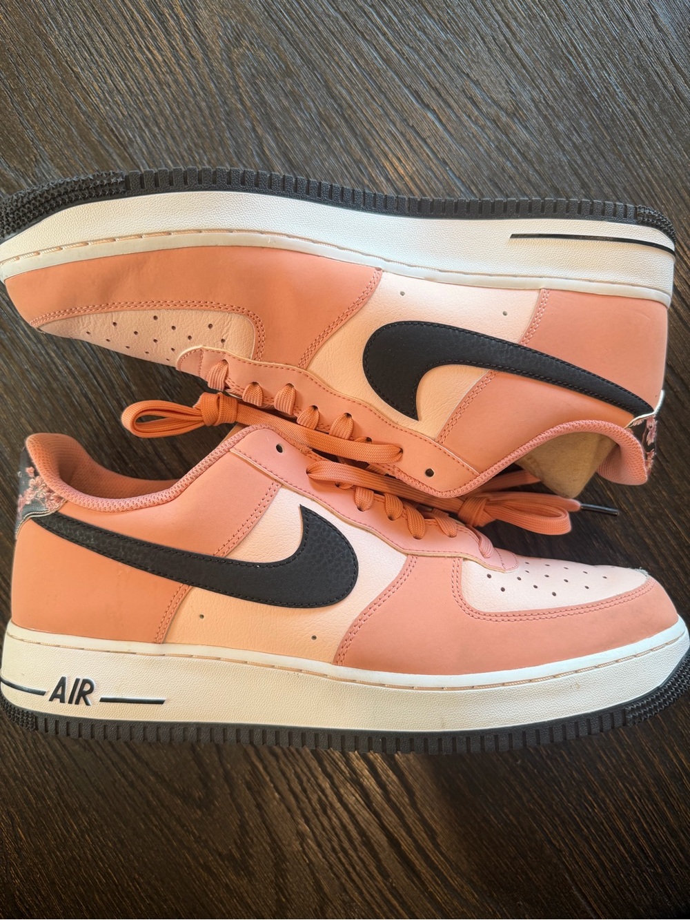 Nike Air Force 1 Low '07 Mens Size 11.5Pink Black Athletic Leather
